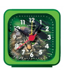 Часы будильник  Салют 3Б-А3-520  КОШКА (24/уп)стоку. Большой каталог будильников оптом со склада в Новосибирске. Будильники оптом по низкой цене.