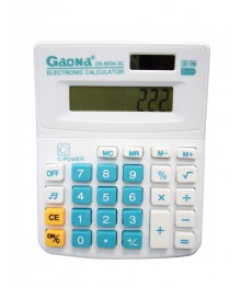 Калькулятор GAONA DS-800A-5C (8 разр, р-р11 х 14 см) настольныйм. Калькуляторы оптом со склада в Новосибирске. Большой каталог калькуляторов оптом по низкой цене.