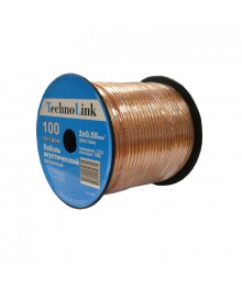 кабель акустический  Technolink 2*0.50мм2 (28*0.15мм) CCA, 100м, пластиковая катушка, прозрачныйстический оптом с доставкой по Дальнему Востоку. Большой выбор акустических кабелей по низкой цене.