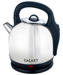 Чайник Galaxy GL 0306 (2,2кВт, 3,6л, мет корпус, складная ручка) 6/упсомольск-на-Амуре. Большой каталог металлических чайников Казбек, Василиса,  Delta, Galaxy, Irit, М