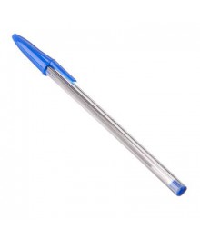 Ручка шариковая, пластик, чернила, цвет синий, 15,0см, арт.111 (50шт/уп)