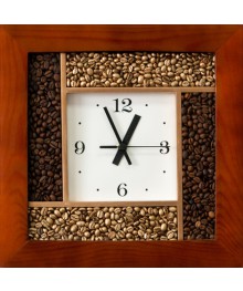 Часы настенные  Салют 31х31 ДСЗ - 2АА28 - 070 АРОМАТ КОФЕ дерево квадратные (10/уп)астенные часы оптом с доставкой по Дальнему Востоку. Настенные часы оптом со склада в Новосибирске.