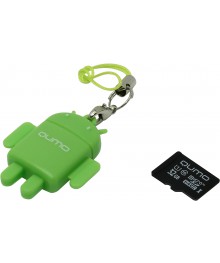 USB2.0 FlashDrives 4Gb QUMO FUNDROID зеленый MicroSD 4GB CL10 + USB картридеровокузнецк, Горно-Алтайск. Большой каталог флэш карт оптом по низкой цене со склада в Новосибирске.