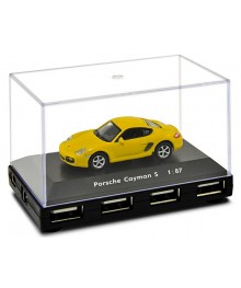 Хаб USB  Машинка - Porsche Cayman S yellow (H73124W-Y)даптер с доставкой по Дальнему Востоку. Большой каталог USB разветвителей со склада в Новосибирске.