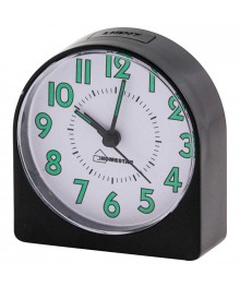 Часы будильник HOMESTAR HC-05 черный,.р.9,6*4*10,2 смстоку. Большой каталог будильников оптом со склада в Новосибирске. Будильники оптом по низкой цене.
