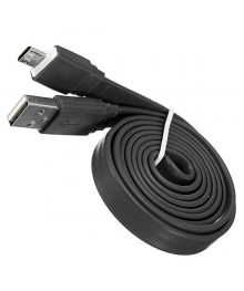 Кабель USB-Micro USB, плоский, PVC, 1.5м, черный, коробка с окномВостоку. Адаптер Rolsen оптом по низкой цене. Качественные адаптеры оптом со склада в Новосибирске.
