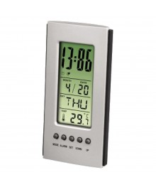 Термометр комнатный электронный Hama H-75298 серебристый/черныйры оптом с доставкой по Дальнему Востоку. Термометры оптом по низкой цене со склада в Новосибирске.