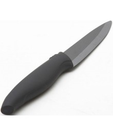 Нож кухон.керамический SUPRA SK-H10P Серия HIDEAKI лезвие 101мм, чёрная керамика оптом. Набор кухонных ножей в Новосибирске оптом. Кухонные ножи в Новосибирске большой ассортимент