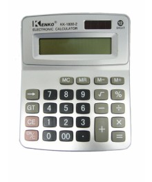 Калькулятор Kenko KK-1800 наст., (12 разр., 110х135мм)м. Калькуляторы оптом со склада в Новосибирске. Большой каталог калькуляторов оптом по низкой цене.