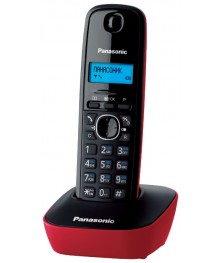 телефон  Panasonic  KX- TG1611 RUR красныйsonic. Купить радиотелефон в Новосибирске оптом. Радиотелефон в Новосибирске от компании Панасоник.