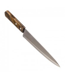 Нож кухонный Профи 20см деревяная ручка WK-008 оптом. Набор кухонных ножей в Новосибирске оптом. Кухонные ножи в Новосибирске большой ассортимент