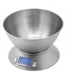 Весы кухонные SUPRA BSS-4095  (цифровые стальн корпус, съемн чаша,ЖКИ, до 5кг,) кухоные оптом с доставкой по Дальнему Востоку. Большой каталогкухоных весов оптом по низким ценам.