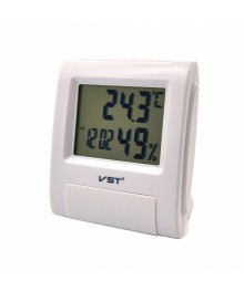 Часы будильник VST-7090S БЕЛЫЕ (температура, влажность)стоку. Большой каталог будильников оптом со склада в Новосибирске. Будильники оптом по низкой цене.