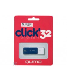 USB2.0 FlashDrives32 Gb Qumo Click Sapphire сапфировокузнецк, Горно-Алтайск. Большой каталог флэш карт оптом по низкой цене со склада в Новосибирске.