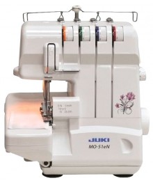 Оверлок JUKI MO-51eNаталог швейных машинок оптом с доставкой по Дальнему Востоку. Низкие цены на швейные машинки оптом!