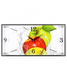 Часы настенные СН 1939 - 948 Яблоки прямоугольн (19x39) (10)астенные часы оптом с доставкой по Дальнему Востоку. Настенные часы оптом со склада в Новосибирске.