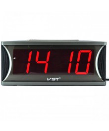 часы настольные VST-719/1 (красный) р-р цифр 4,8 смстоку. Большой каталог будильников оптом со склада в Новосибирске. Будильники оптом по низкой цене.