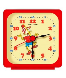Часы будильник  Салют 3Б-А1-511 Буратино (24/уп)стоку. Большой каталог будильников оптом со склада в Новосибирске. Будильники оптом по низкой цене.