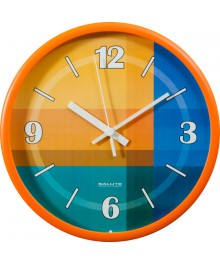 Часы настенные  Салют 26х26  П - 2Б2.3 - 451 пластик круглые (10/уп)астенные часы оптом с доставкой по Дальнему Востоку. Настенные часы оптом со склада в Новосибирске.