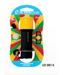 Фонарь  Ultra Flash  LED 15001-В(3ХR03 светофор,желтый с черным,9 LED,пластик) уп.6шт.у Востоку. Большой каталог фонари Ultra Flash оптом по низкой цене с доставкой по Дальнему Востоку.
