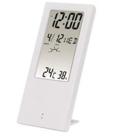 Метеостанция Hama TH-140 белый термометр/гигрометр/часы/календарьры оптом с доставкой по Дальнему Востоку. Термометры оптом по низкой цене со склада в Новосибирске.