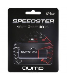 USB3.0 FlashDrives 32Gb QUMO SPEEDSTER 3.0 черныйовокузнецк, Горно-Алтайск. Большой каталог флэш карт оптом по низкой цене со склада в Новосибирске.