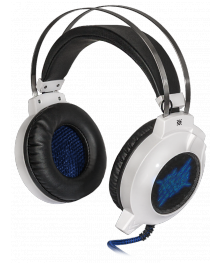 гарнитура Defender Icefall G-510 D белый+синий, игровые 2.2м кабель
