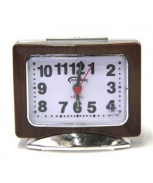 часы+будильник КОСМОС с подсветкой 9009-1  (р-р 9х8cм)стоку. Большой каталог будильников оптом со склада в Новосибирске. Будильники оптом по низкой цене.
