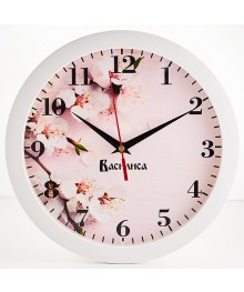Часы настенные  ВАСИЛИСА ВА-4511  28.5 см (10)астенные часы оптом с доставкой по Дальнему Востоку. Настенные часы оптом со склада в Новосибирске.