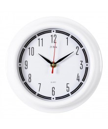 Часы настенные СН 2121 - 319 белые круглые (21x21) (10)астенные часы оптом с доставкой по Дальнему Востоку. Настенные часы оптом со склада в Новосибирске.