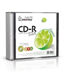 диск Smart Buy CD-R 52x, Slim (5) Fresh-LemonR/RW оптом. Диски CD-R/RW оптом с  бесплатно доставкой. Большой Диски CD-R/RW оптом по низкой цене.