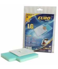 EURO Clean EUR-H26 микрофильтры для пылесосов LGкой. Одноразовые бумажные и многоразовые фильтры для пылесосов оптом для Samsung, LG, Daewoo, Bosch