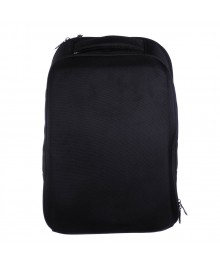 Рюкзак подростковый 45x32x13см, жесткий, 2 отд, эргономичная спинка, ПЭ под жаккард, черый