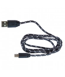 Кабель USB - micro USB Орбита OT-SMM03 (427), плетёный, 1А, 1м, штек-8мм, 20шт/упВостоку. Адаптер Rolsen оптом по низкой цене. Качественные адаптеры оптом со склада в Новосибирске.