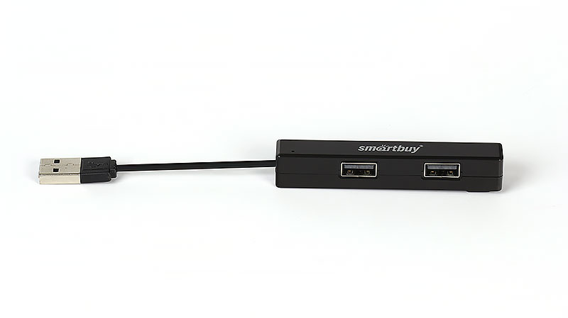USB - Xaб SmartBuy 4 порта (SBHA-408-К) чёрный