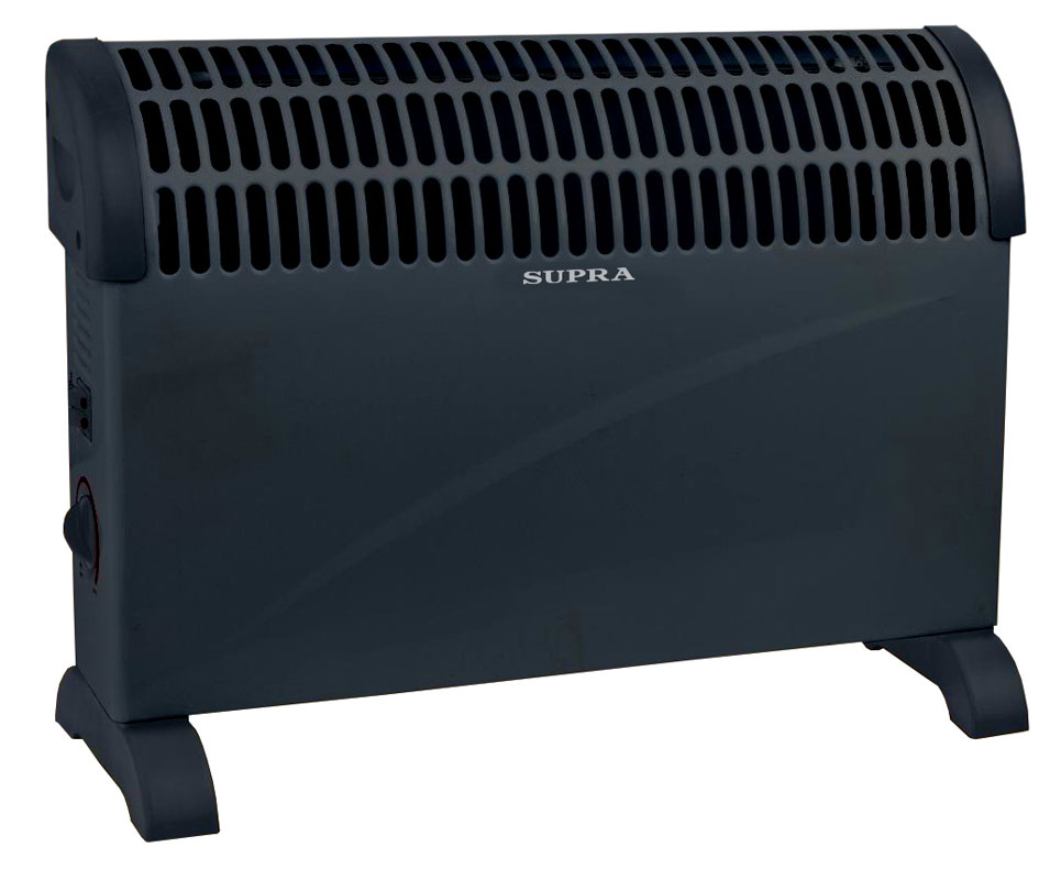 Конвектор электрический SUPRA ECS-520SP черный (2000W, напольный, регулировка мощности)