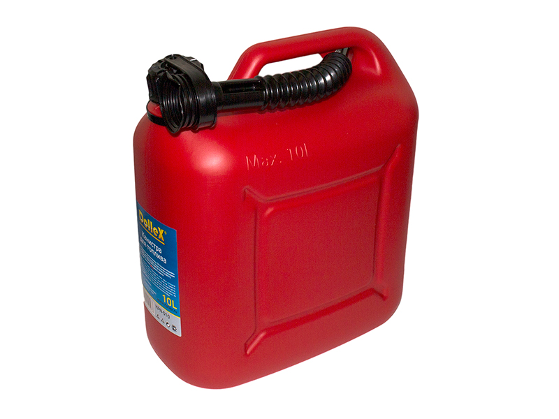 Канистра для топлива Dollex KPN-010 (10 л) пластмассовая с носиком