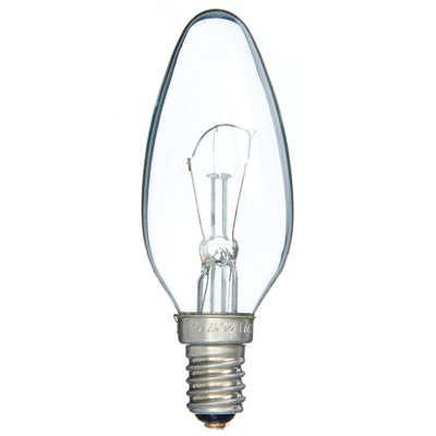 Эл. лампа  накаливания ДС-230-60Вт Е14 Свеча (168шт/уп)