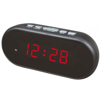 часы настольные VST-712/1 (красный), р-р цифр 2,3 см