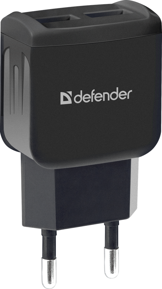 сет/адаптер EPA-13 черный - 2 порт USB, 5V/2.1A, пакет DEFENDER