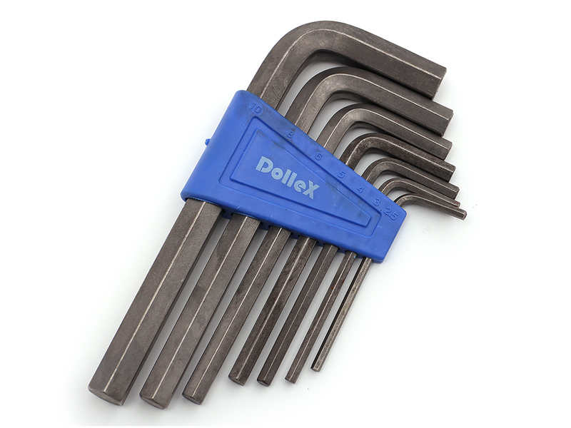Набор ключей Г-образных  Dollex SHK-007 (7 шт 2,5-10 мм)