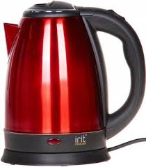 Чайник IRIT IR-1336  нерж красный (2л, 1,5кВт, дисковый, вращение) 12 шт/уп