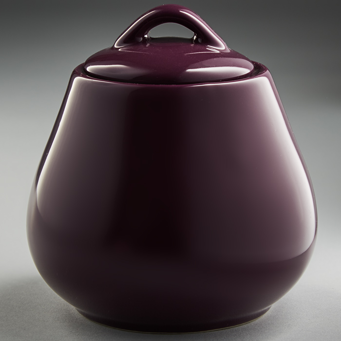 Сахарница Ф19-019E , 600мл, фиолетовый керамика (24)
