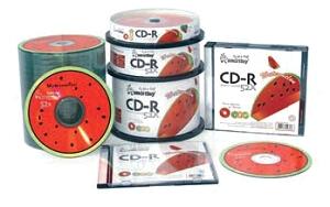 диск Smart Buy CD-R 52x, Bulk (100) Fresh-Watermelon