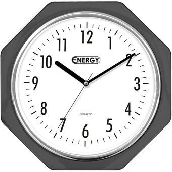 Часы настенные кварцевые ENERGY ЕС-06 восьмиугольные