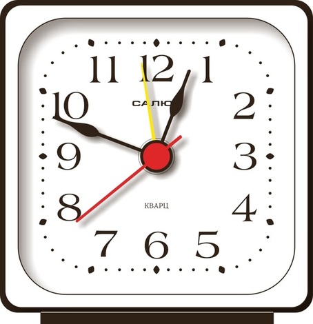 Часы будильник  Салют 3Б-А6-510 (24/уп)