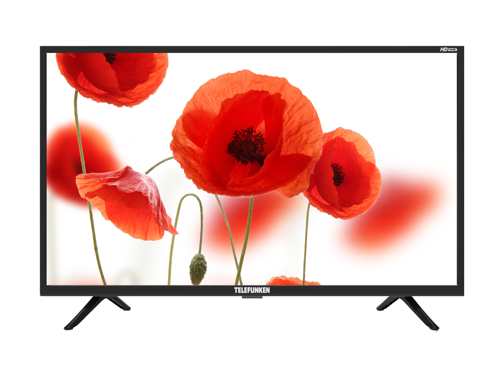 LCD телевизор  Telefunken TF-LED32S24T2 черный (31.5",1366*768, цифр DVB-T/T2/C, USB(MKV))