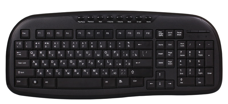 Клавиатура SmartBuy 205 USB мультимедийная Black (SBK205UK)