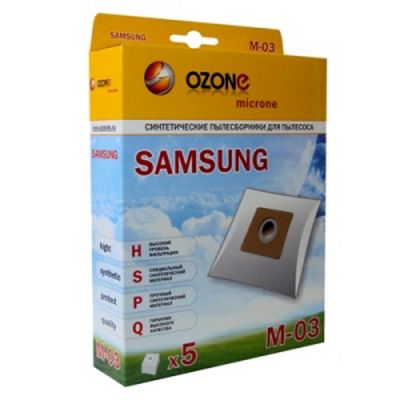 OZONE micron M-03 синтетические пылесборники 5 шт. (Samsung VP-77 )