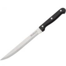 Нож Mallony MAL-04B дл.лезвия 12,7см, филейный, нерж сталь, ручка бакелит